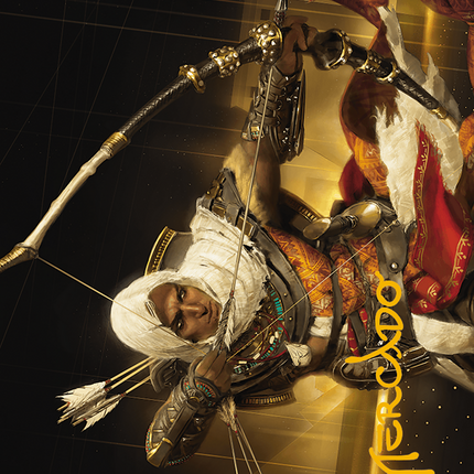 Bayek of Siwa Art Card (Gold-Stamped Signature) (ASACR-016) - Assassin's Creed Art Series (Borderless)