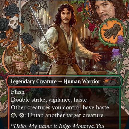 Samut, Voice of Dissent (SLD-1451) - Secret Lair Drop / Inigo, Avenging Swordsman (Borderless)