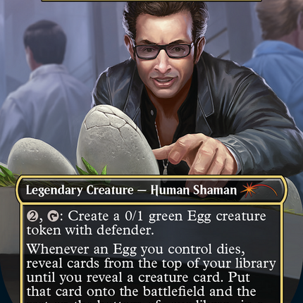 Atla Palani, Nest Tender (SLD-1397) - Secret Lair Drop / Dr. Ian Malcolm (Borderless)