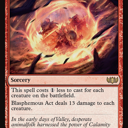 Blasphemous Act (TDC-207) - Commander: Tarkir: Dragonstorm