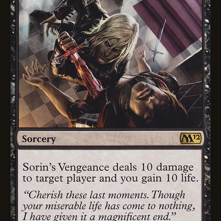 Sorin's Vengeance (M12-111) - Magic 2012 Foil