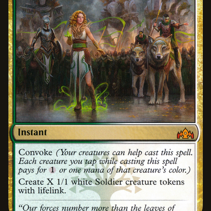 March of the Multitudes (GRN-188) - Guilds of Ravnica Foil