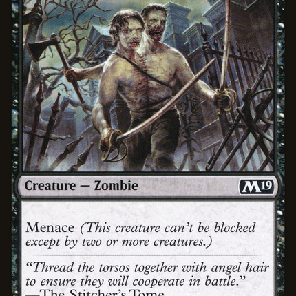Two-Headed Zombie (M19-123) - Core Set 2019 Foil