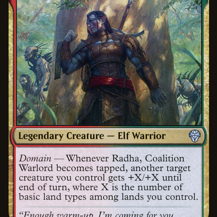 Radha, Coalition Warlord (DMU-211) - Dominaria United Foil