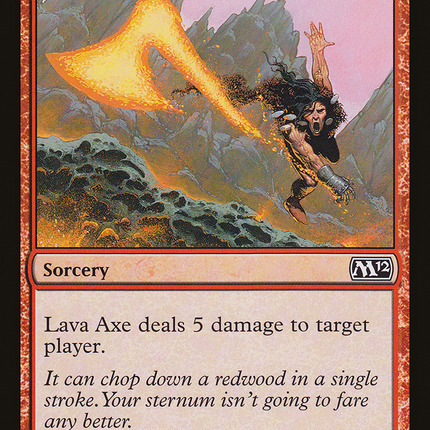 Lava Axe (M12-148) - Magic 2012 Foil