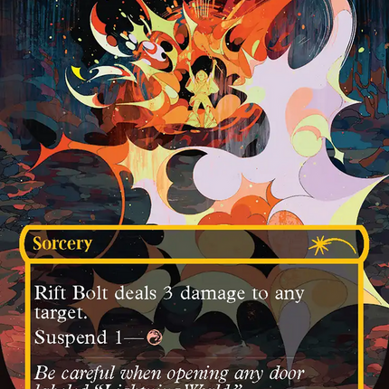 Rift Bolt (SLD-2055) - Secret Lair Drop (Borderless) Foil