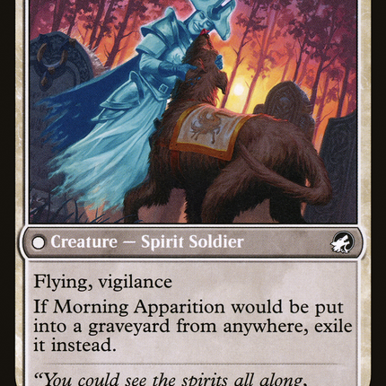 Mourning Patrol // Morning Apparition (MID-028) - Innistrad: Midnight Hunt: (Double Faced Transform) Foil