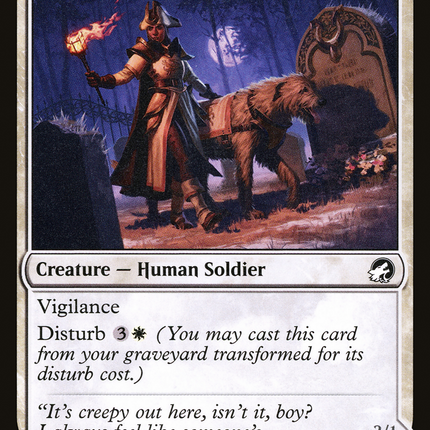 Mourning Patrol // Morning Apparition (MID-028) - Innistrad: Midnight Hunt: (Double Faced Transform) Foil