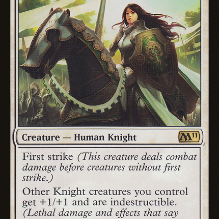 Knight Exemplar (M11-020) - Magic 2011 Foil