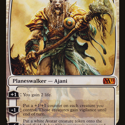 Ajani Goldmane (M11-001) - Magic 2011 Foil