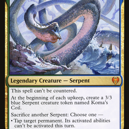 Koma, Cosmos Serpent (KHM-221) - Kaldheim Foil