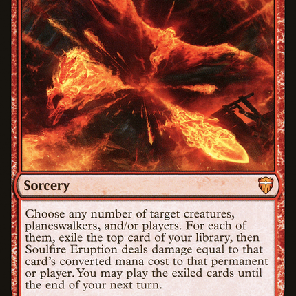 Soulfire Eruption (CMR-201) - Commander Legends Foil