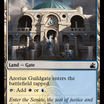 Azorius Guildgate (RVR-272) - Ravnica Remastered Foil