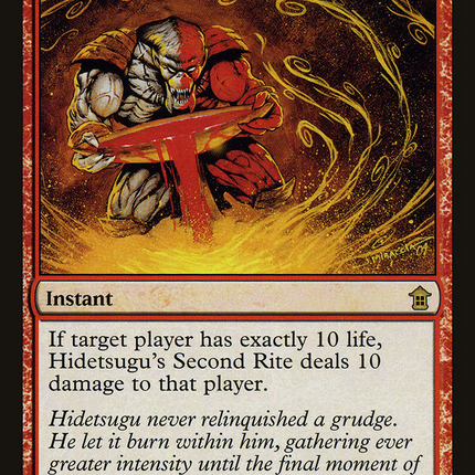 Hidetsugu's Second Rite (SOK-102) - Saviors of Kamigawa
