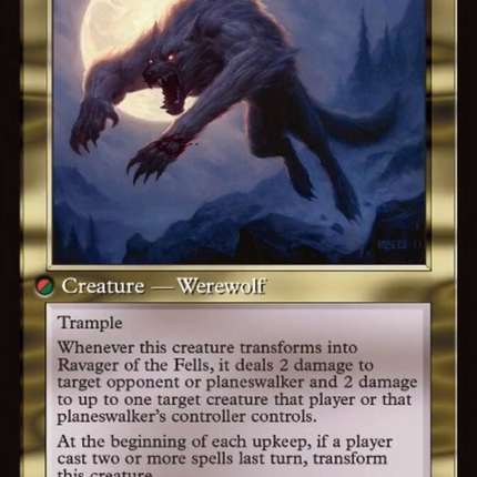Huntmaster of the Fells // Ravager of the Fells (INR-470) - Innistrad Remastered Foil
