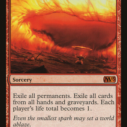 Worldfire (M13-158) - Magic 2013 Foil