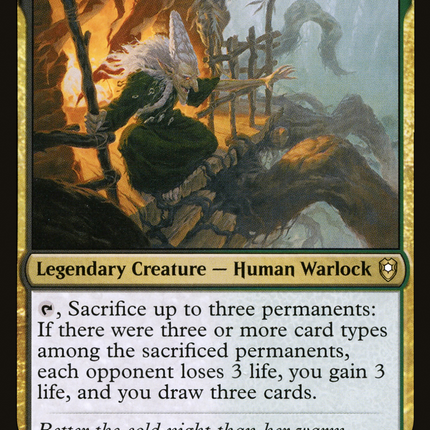 Baba Lysaga, Night Witch (CLB-266) - Commander Legends: Battle for Baldur's Gate Foil