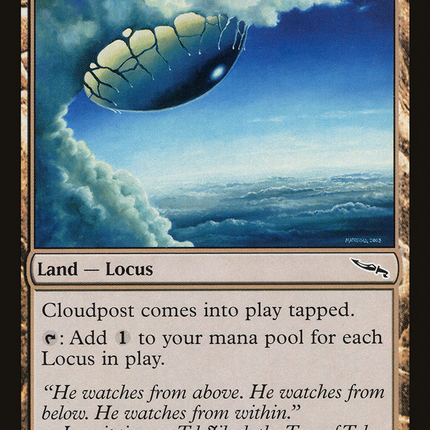 Cloudpost (MRD-280) - Mirrodin Foil