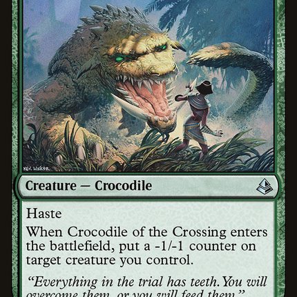 Crocodile of the Crossing (AKH-162) - Amonkhet Foil