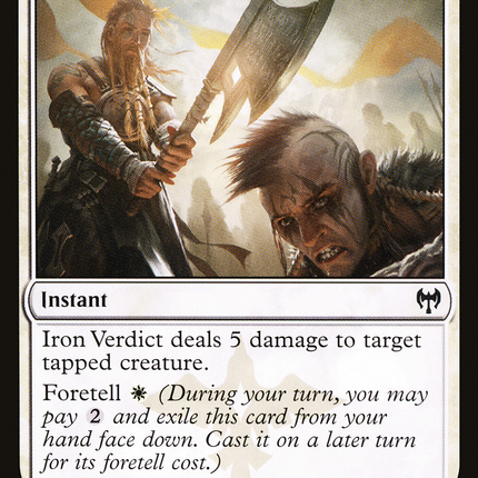 Iron Verdict (KHM-017) - Kaldheim Foil