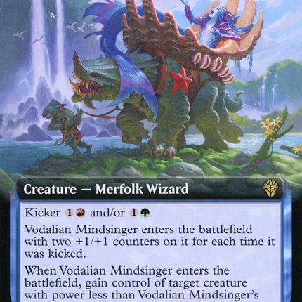 Vodalian Mindsinger (DMU-399) - Dominaria United: (Extended Art)