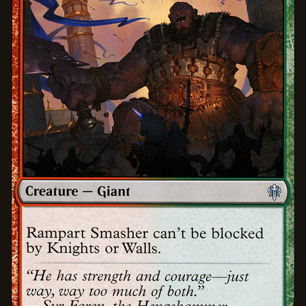 Rampart Smasher (ELD-213) - Throne of Eldraine Foil