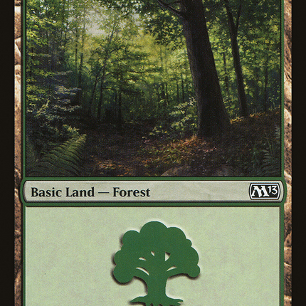 Forest (M13-247) - Magic 2013 Foil
