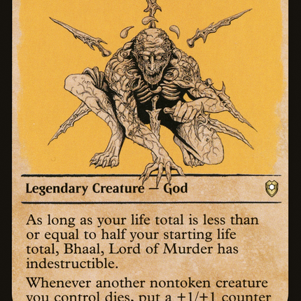Bhaal, Lord of Murder (CLB-416) - Commander Legends: Battle for Baldur's Gate: (Showcase) Foil