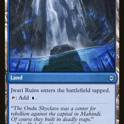 Jwari Disruption // Jwari Ruins (ZNR-064) - Zendikar Rising Foil