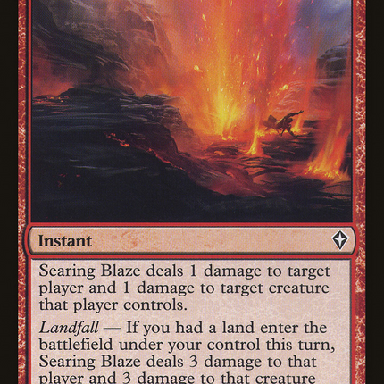 Searing Blaze (WWK-090) - Worldwake Foil