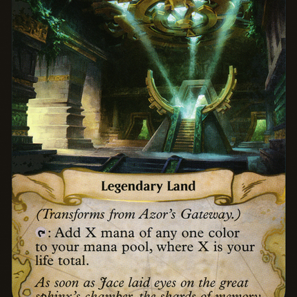 Azor's Gateway // Sanctum of the Sun (RIX-176) - Rivals of Ixalan: (compasslanddfc) Foil