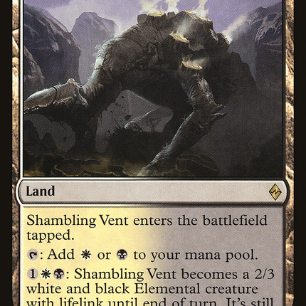 Shambling Vent (BFZ-244) - Battle for Zendikar
