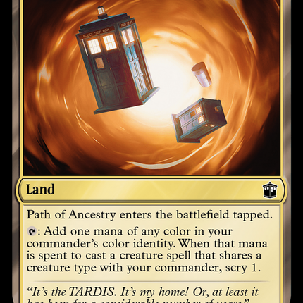 Path of Ancestry (WHO-293) - Doctor Who Foil