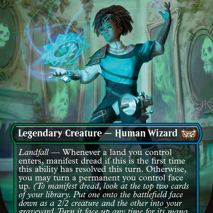 Zimone, Mystery Unraveler (DSC-008) - Duskmourn: House of Horror Commander (Borderless)