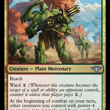 Cactusfolk Sureshot (OTJ-199) - Outlaws of Thunder Junction Foil