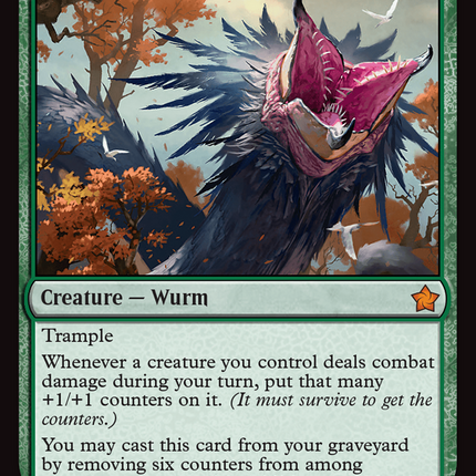 Quilled Greatwurm (FDN-111) - Foundations Foil