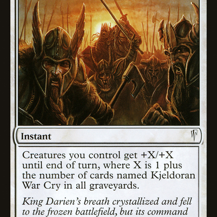 Kjeldoran War Cry (CSP-013) - Coldsnap