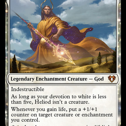 Heliod, Sun-Crowned (CMM-029) - Commander Masters: (enchantment) Foil