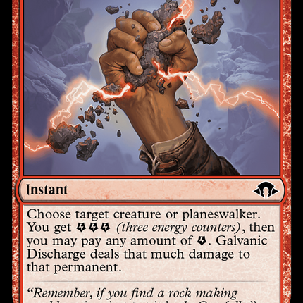 Galvanic Discharge (MH3-122) - Modern Horizons 3 Foil