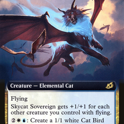 Skycat Sovereign (IKO-344) - Ikoria: Lair of Behemoths: (Extended Art)