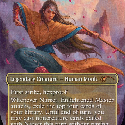 Narset, Enlightened Master (SLD-053) - Secret Lair Drop (Borderless) Foil