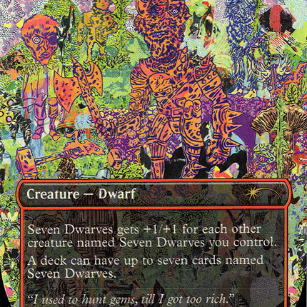 Seven Dwarves (SLD-813) - Secret Lair Drop (Borderless) Foil
