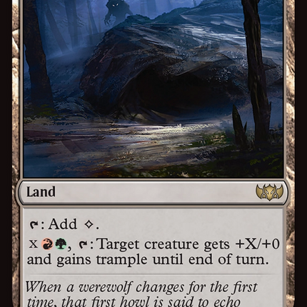 Kessig Wolf Run (TDC-375) - Commander: Tarkir: Dragonstorm
