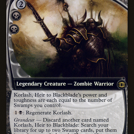 Korlash, Heir to Blackblade (FUT-087) - Future Sight Foil