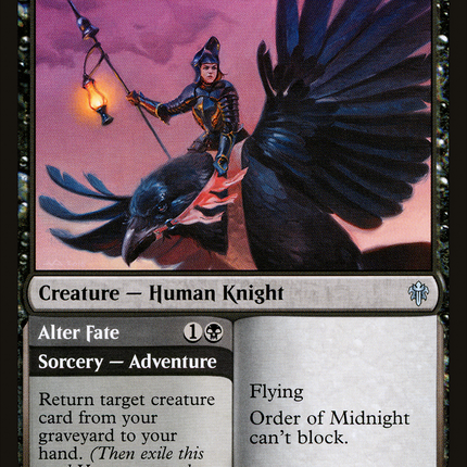 Order of Midnight // Alter Fate (ELD-099) - Throne of Eldraine