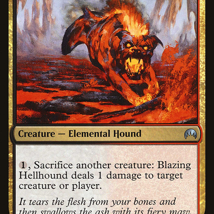 Blazing Hellhound (ORI-210) - Magic Origins Foil