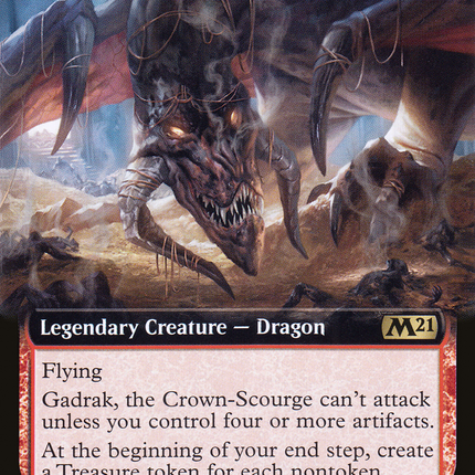 Gadrak, the Crown-Scourge (M21-367) - Core Set 2021: (Extended Art) Foil