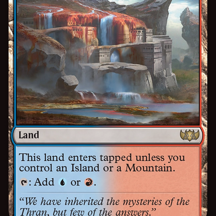 Sulfur Falls (TDC-396) - Commander: Tarkir: Dragonstorm