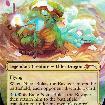 Nicol Bolas, the Ravager // Nicol Bolas, the Arisen (SLD-1211) - Secret Lair Drop (Borderless)