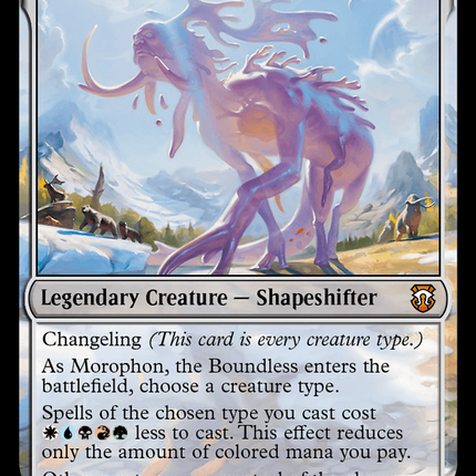 Morophon, the Boundless (M3C-157) - Modern Horizons 3 Commander Foil